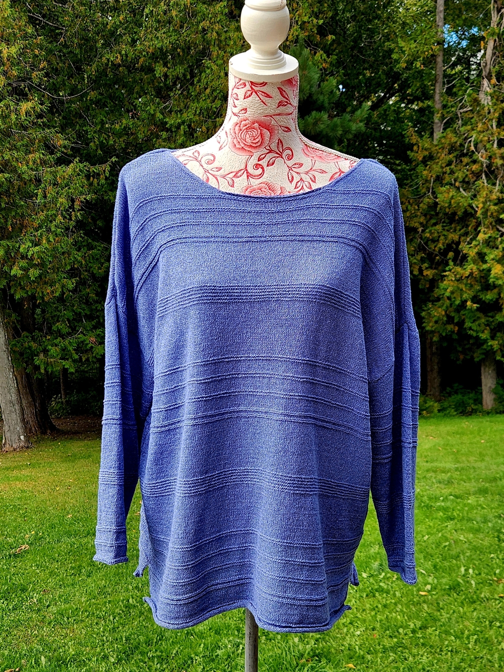 Christopher & Banks Periwinkle Blue Lightweight Women's Sweater